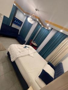 Postel nebo postele na pokoji v ubytování Galata Zade Luxury Boutique Hotel