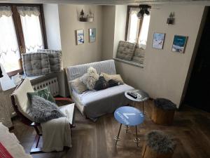 Posezení v ubytování Les Arnauds + 41 fotografií