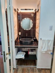 Koupelna v ubytování TREJO APART, A 40MTS DEL PATIO OLMOS, PLANTA BAJA