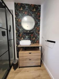 Koupelna v ubytování Appartement T2 Frangy