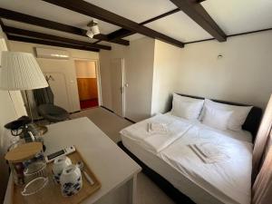 Voodi või voodid majutusasutuse B&B Vltavín toas