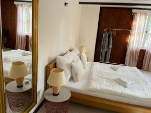 Voodi või voodid majutusasutuse B&B Vltavín toas