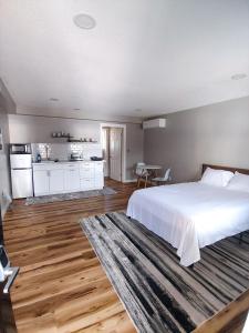 Kuchyň nebo kuchyňský kout v ubytování Vermont Suites