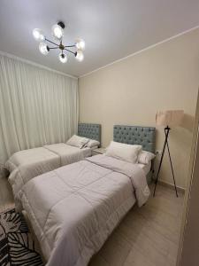Postel nebo postele na pokoji v ubytování Super luxury hotel apartment