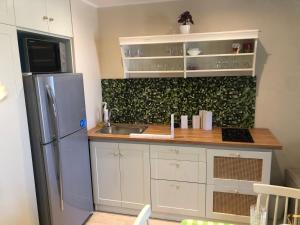 Kuchyň nebo kuchyňský kout v ubytování Super luxury hotel apartment