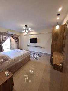Postel nebo postele na pokoji v ubytování Super luxury hotel apartment