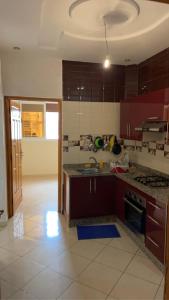 Kuchyň nebo kuchyňský kout v ubytování Appartement f2 cosy