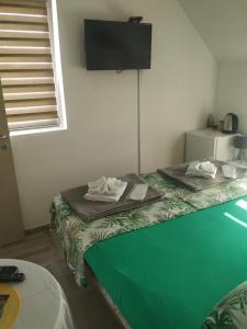 Katil atau katil-katil dalam bilik di Vila Danida
