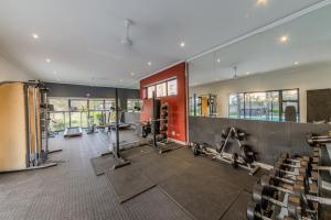 Fitness centrum a/nebo fitness zařízení v ubytování Bloom Modern Apartment