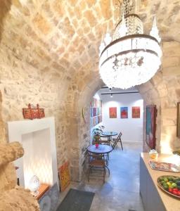 Posezení v ubytování B&B Ibla Art Centro