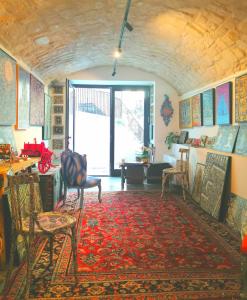 Posezení v ubytování B&B Ibla Art Centro