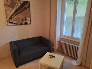 Χώρος καθιστικού στο chambre vintage