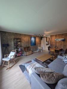 O zonă de relaxare la Lyngen accommodation and sauna