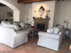 A seating area at Villa Balducci