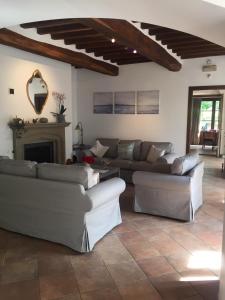 A seating area at Villa Balducci