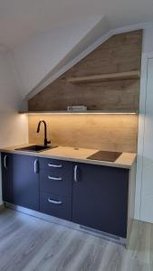 a kitchen with a sink and a counter top at Apartmаn Avram ll in Kotor-Varoš +21 photos