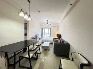 Χώρος καθιστικού στο Guangzhou Phantom Oasis Apartments - Canton Fair Exhibition Area