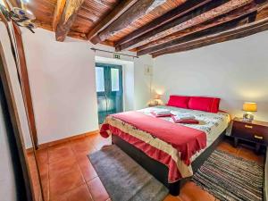 Postel nebo postele na pokoji v ubytování Refúgio do Vale