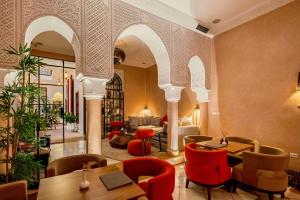 Posezení v ubytování Riad Luciano Hotel and Spa