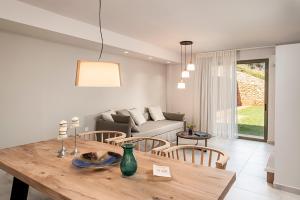 Posezení v ubytování Physis Villas Chania