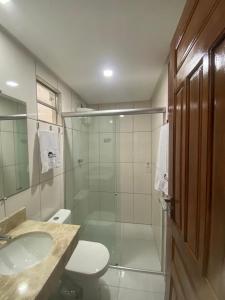 Koupelna v ubytování Hotel Beira do Rio