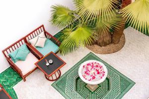 Posezení v ubytování Riad Luciano Hotel and Spa