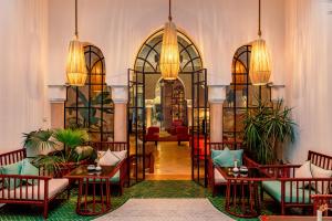 Posezení v ubytování Riad Luciano Hotel and Spa