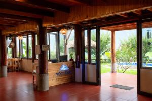 Balkón nebo terasa v ubytování Moc Home Sapa