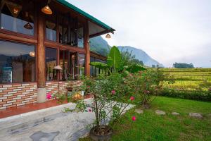 Zahrada ubytování Moc Home Sapa