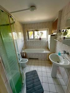 Kúpeľňa v ubytovaní Hostel Tolek