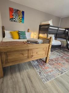 Voodi või voodid majutusasutuse Abbey Lodge toas