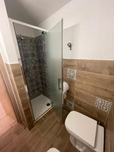 Koupelna v ubytování Hotel Cortese + 37 fotografií