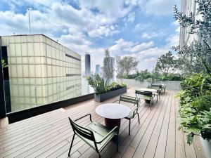 Balkón nebo terasa v ubytování Departamento a unos pasos de reforma y centro histórico