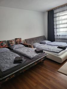 Postel nebo postele na pokoji v ubytování Maria