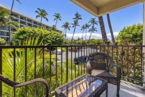 Balkón nebo terasa v ubytování Kihei Akahi C320- Kihei Studio, walk to shops, dining, & the beach