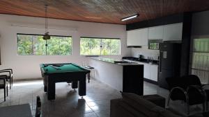 Kuchyň nebo kuchyňský kout v ubytování ChacaraParaizo