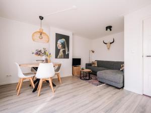 Χώρος καθιστικού στο Zandvoortferienwohnungen