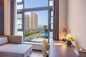 Posezení v ubytování Atour Hotel Changsha Financial Center Chazishan Road
