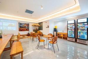 Posezení v ubytování Denpa Inn - Shanghai Hongqiao Jinhui Road Branch