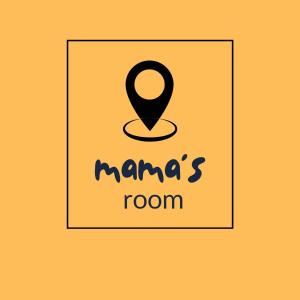 a sign with a mannes room with a martacist symbol at mama's room in Egna +15 photos