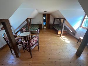Posezení v ubytování Apartmany Klub Jablíčko