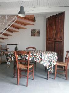 Ruang duduk di Gîte des Abeilles