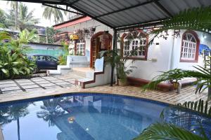 Kolam renang di atau dekat dengan GR Stays - 3Bhk Private Villa in Calangute with Private Jacuzzi Pool