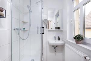 Koupelna v ubytování Hotel zur Traube