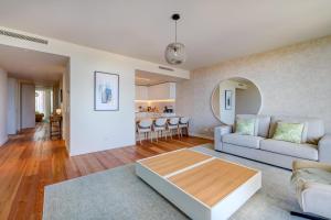 Kuchyň nebo kuchyňský kout v ubytování Cond Bayline LUX BEACH&SPA APARTMENT - Atum - BY BEDZY