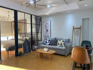 Posezení v ubytování 重庆云山民宿Clouds B&B in Jiefangbei