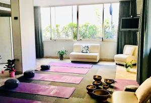Posezení v ubytování Aura Living Hotel
