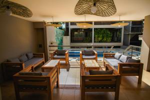 Uru Apart Iguazu的休息区
