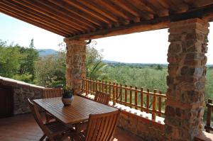 Balkón nebo terasa v ubytování Agriturismo Podere Gozzuto