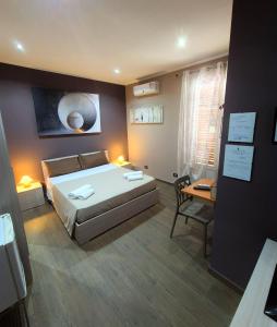 A bed or beds in a room at B&B Rampante